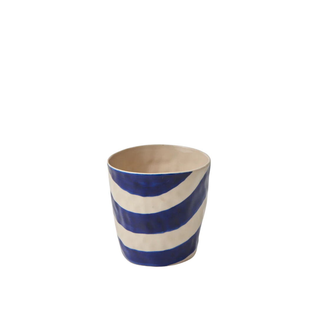Cabana Stripe Tumbler Blue