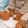 Cute little wool booties, perfect for littlies in the winter.