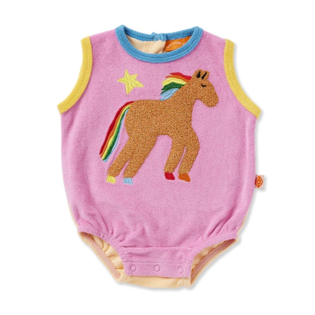 Giddy Up Terry Singlet Suit