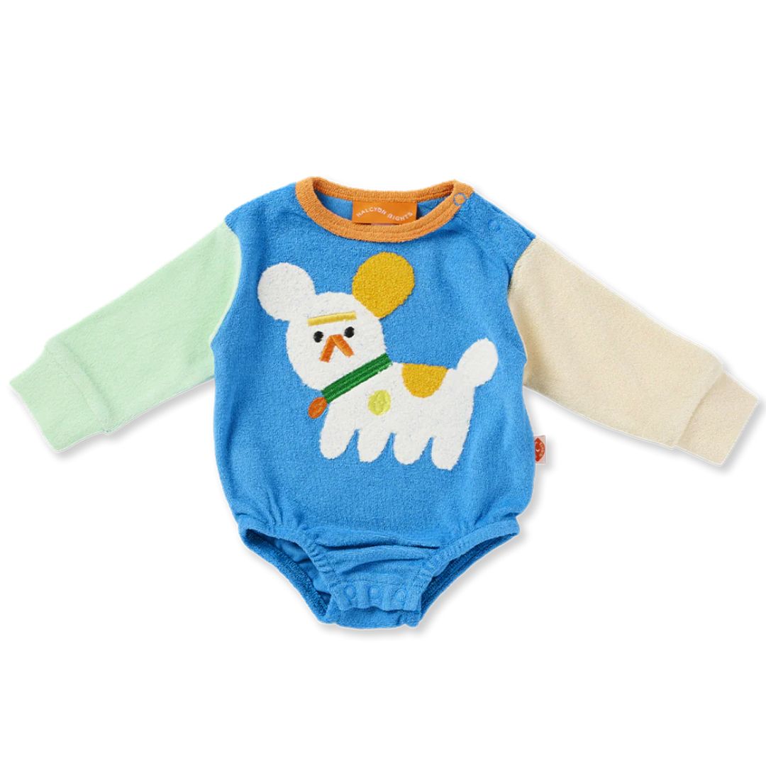 Puppy Park Terry Long Sleeve Bodysuit