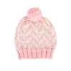 Super soft wool blend knit beanie with a fun zig zag pattern and a comfortable and stretchy by ACorn