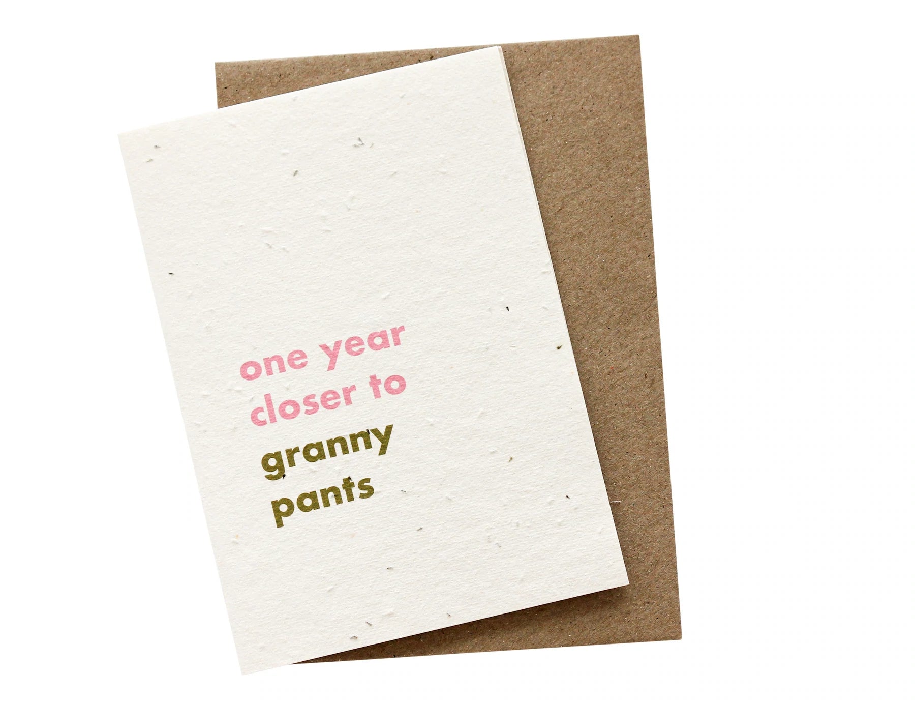 Adorned on our 100% recycled, seeded paper This card is embedded with Swan River daisy seeds and can be planted for an array of Swan River daisies to bloom Recycled paper envelope included with regular size Blank inside, so go for it; pour your heart out