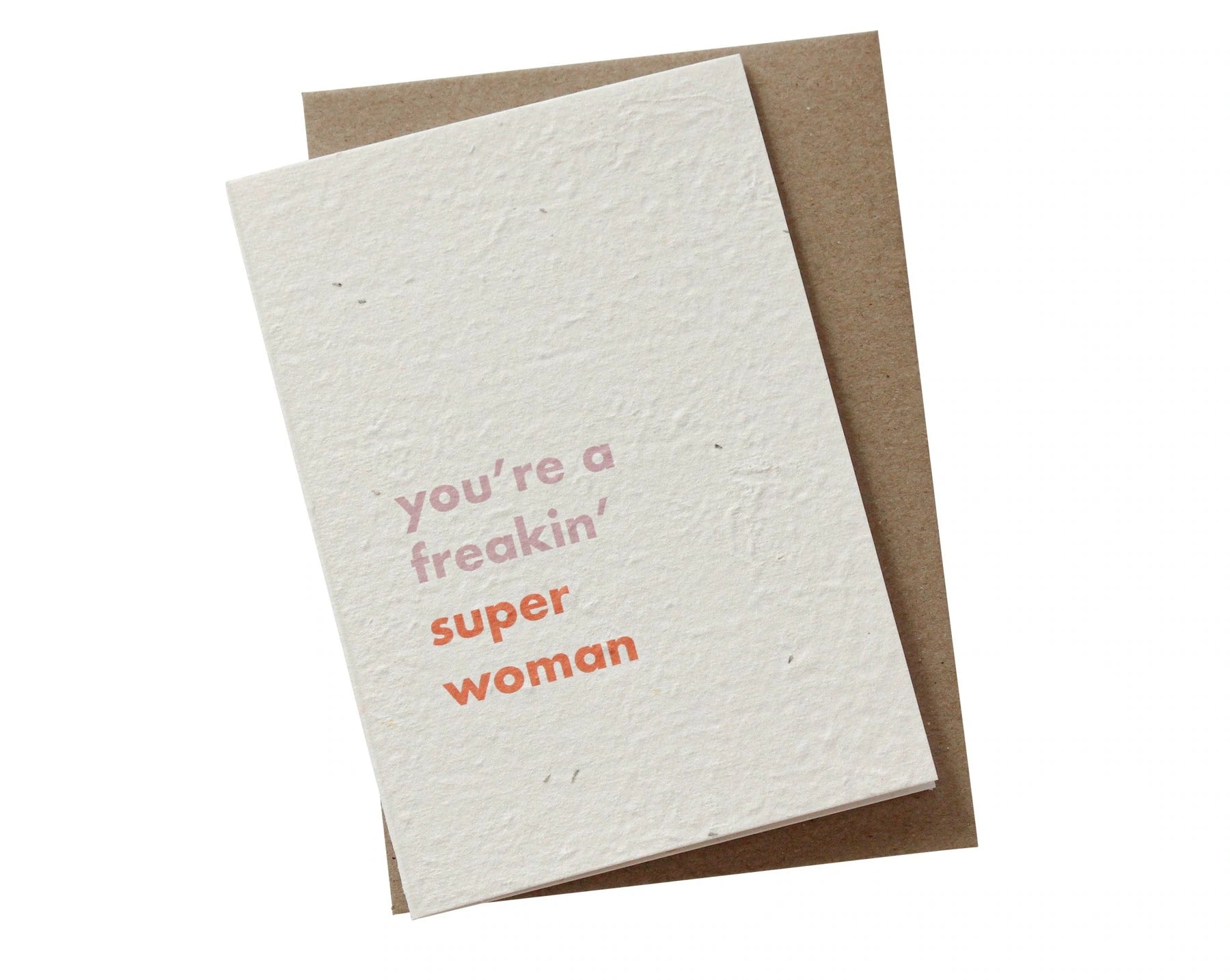 Adorned on our 100% recycled, seeded paper This card is embedded with Swan River daisy seeds and can be planted for an array of Swan River daisies to bloom Recycled paper envelope included with regular size Blank inside, so go for it; pour your heart out
