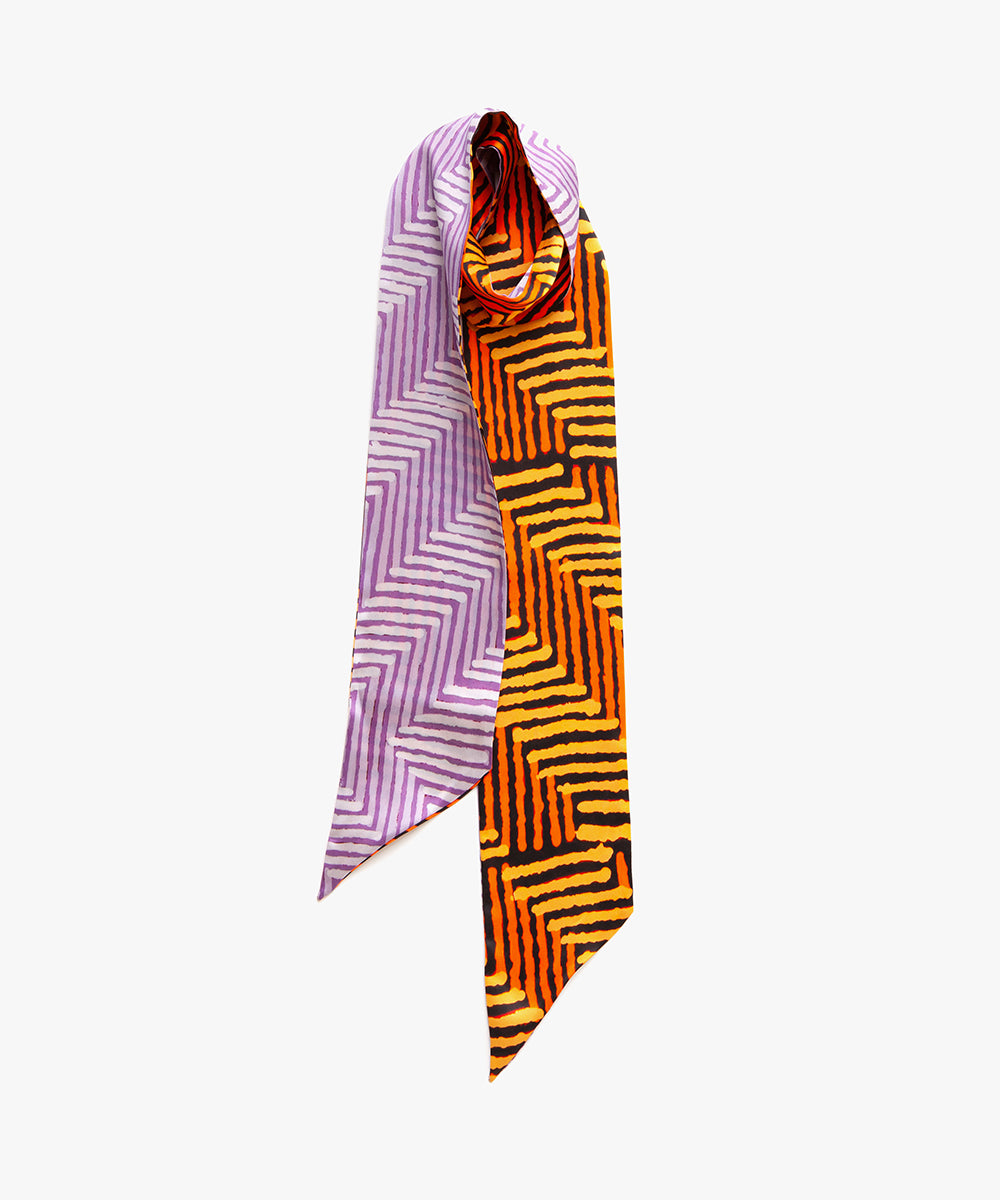 Silk Twilly - Untitled By Elizabeth Marks Nakamarra