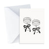 Champagne Congratulations Card- Mini Engagement Wedding Card