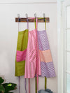 Raspberry Stripe Apron