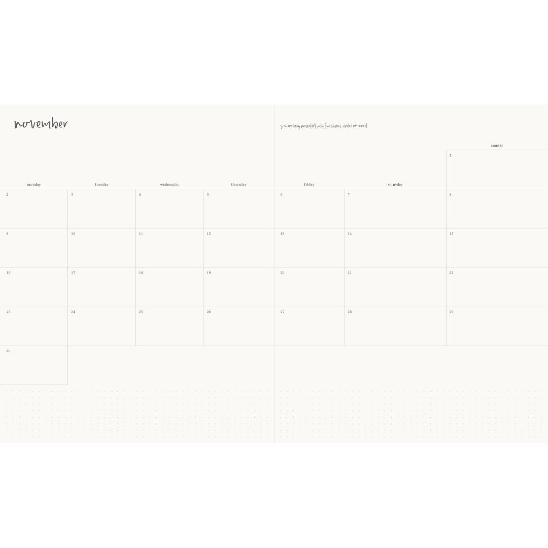 2026 Planner | Signature Vertical Weekly | Violet
