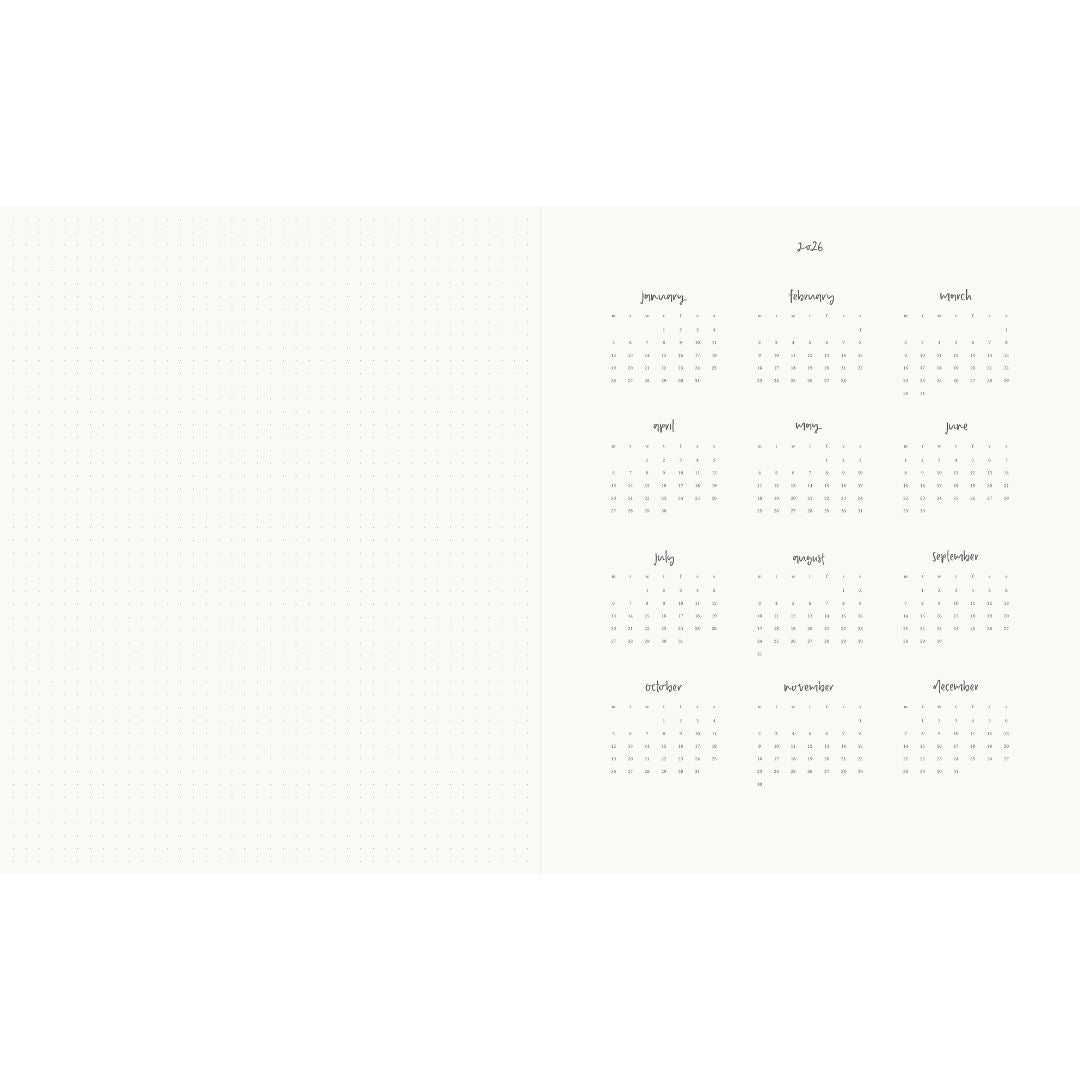 2026 Planner | Signature Vertical Weekly | Lilac