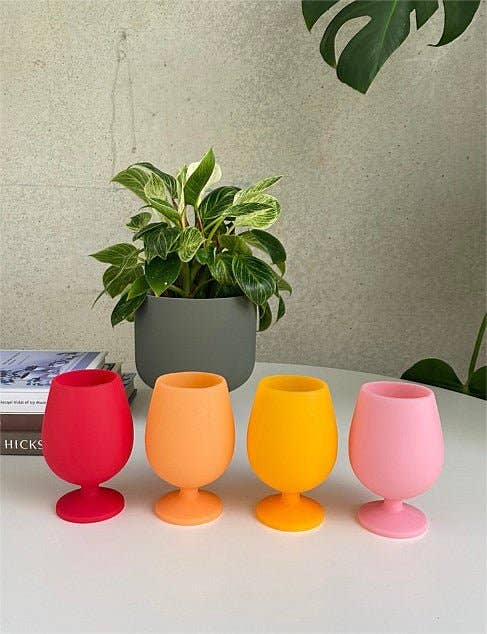 Sunset | Stemm | Silicone Unbreakable Wine Glasses