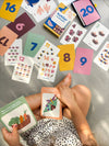 Illustrated Number Flashcards - Kids Toys Learning Education