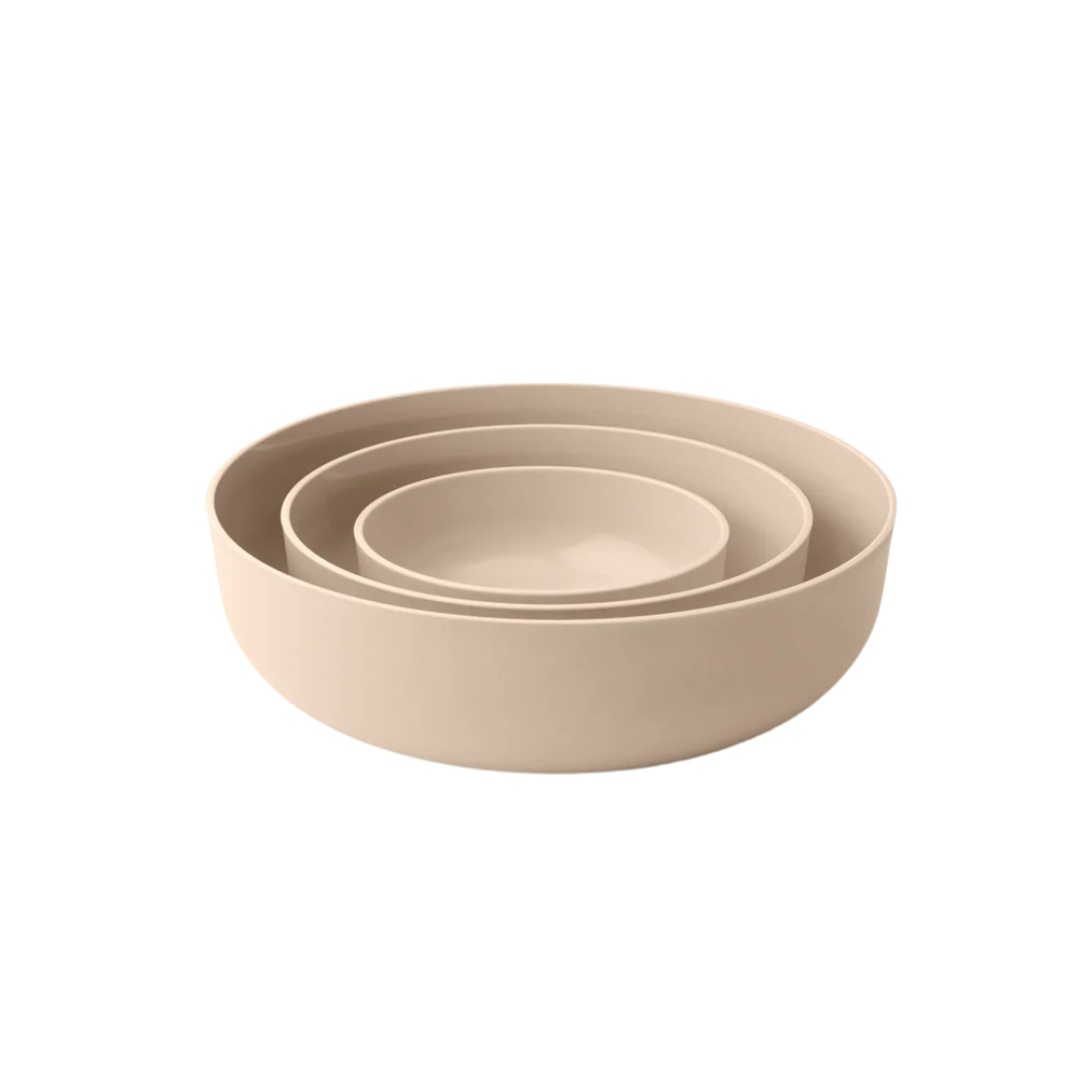 3 Piece Nesting Bowl - Biscotti