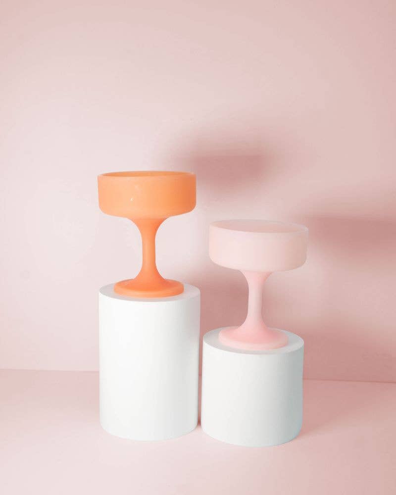 Colour every experience with peach + petal 'mecc' silicone glassware by Porter Green.