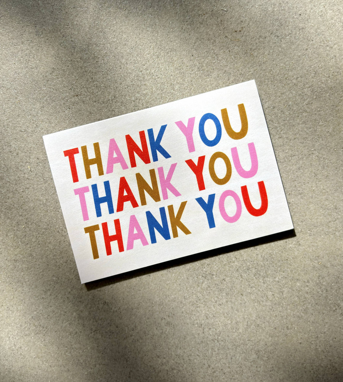 Thank You Bold Mini Card - Thanks | Appreciation | Gratitude