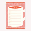 Coffee To Do List A5 Notepad - Illustrated Agenda Planner