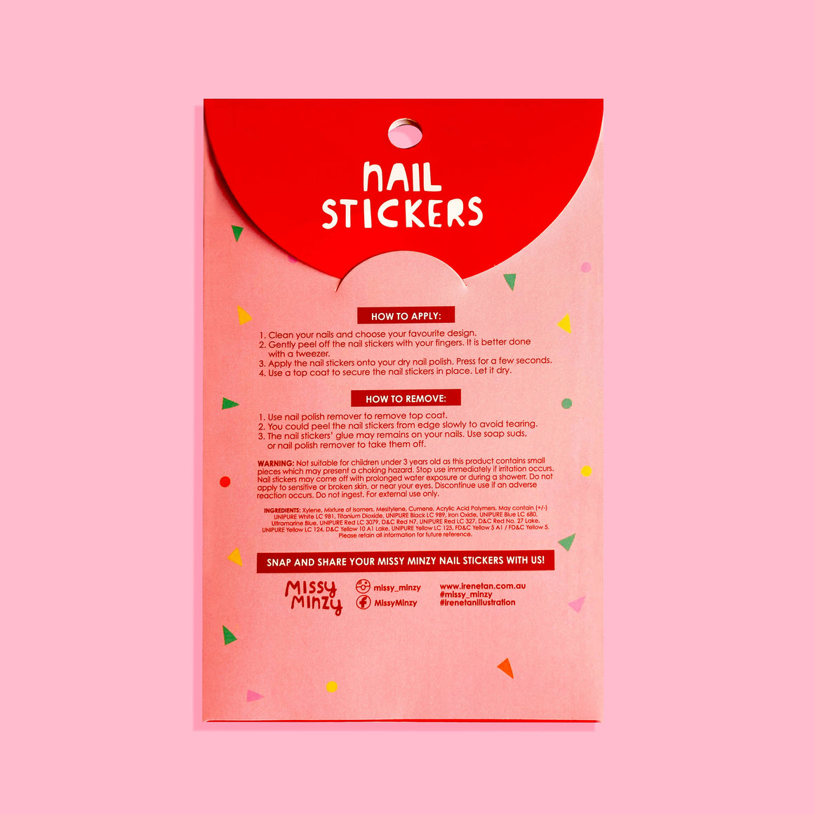 NEW Jellicious Nail Stickers, Wearable Art, Nail Decals