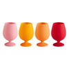 Sunset | Stemm | Silicone Unbreakable Wine Glasses