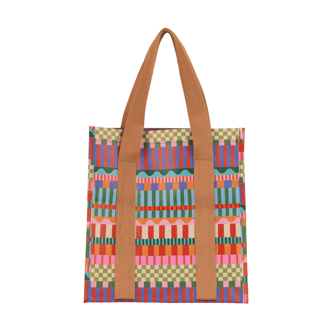 Market Bag Blocks and Stripe