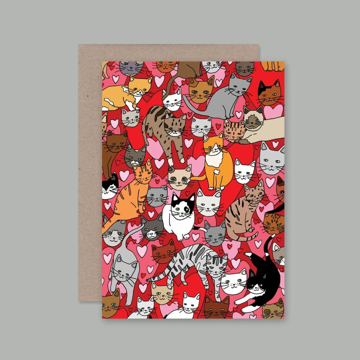 I LOVE CATS card