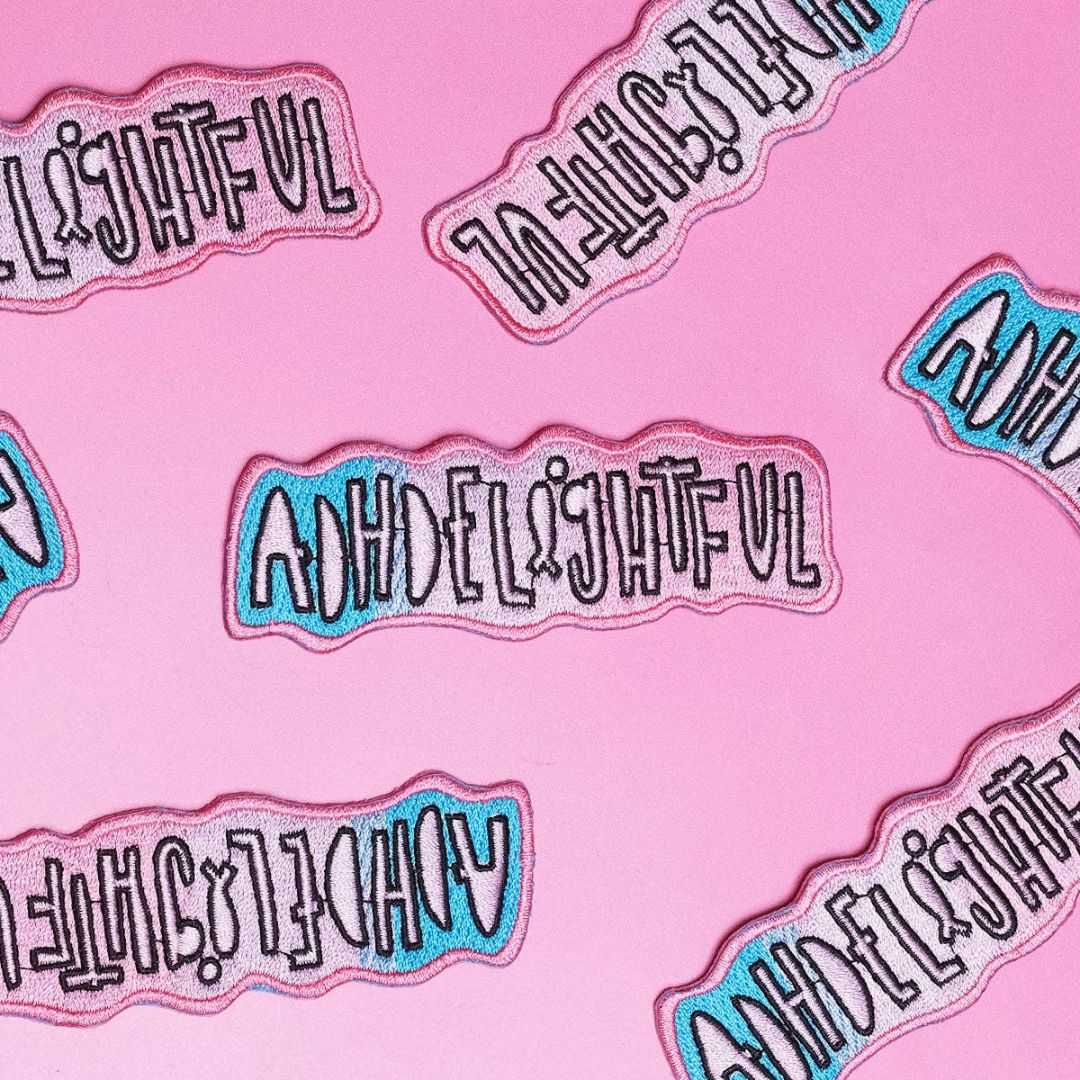 ADHDelightful Iron on Patch