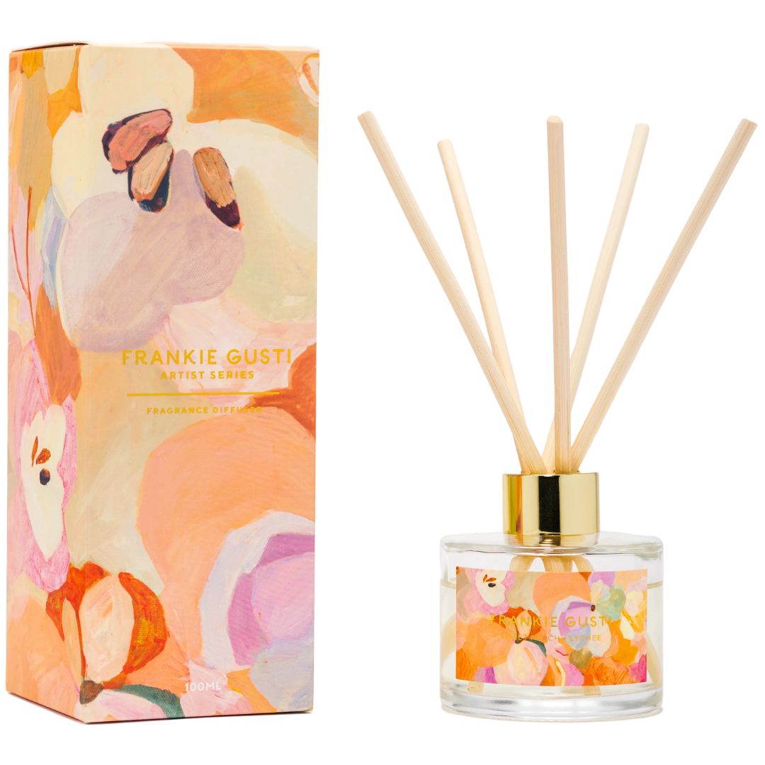 ARTIST SERIES DIFFUSER | SWEET PEACH + LYCHEE | JADE FISHER