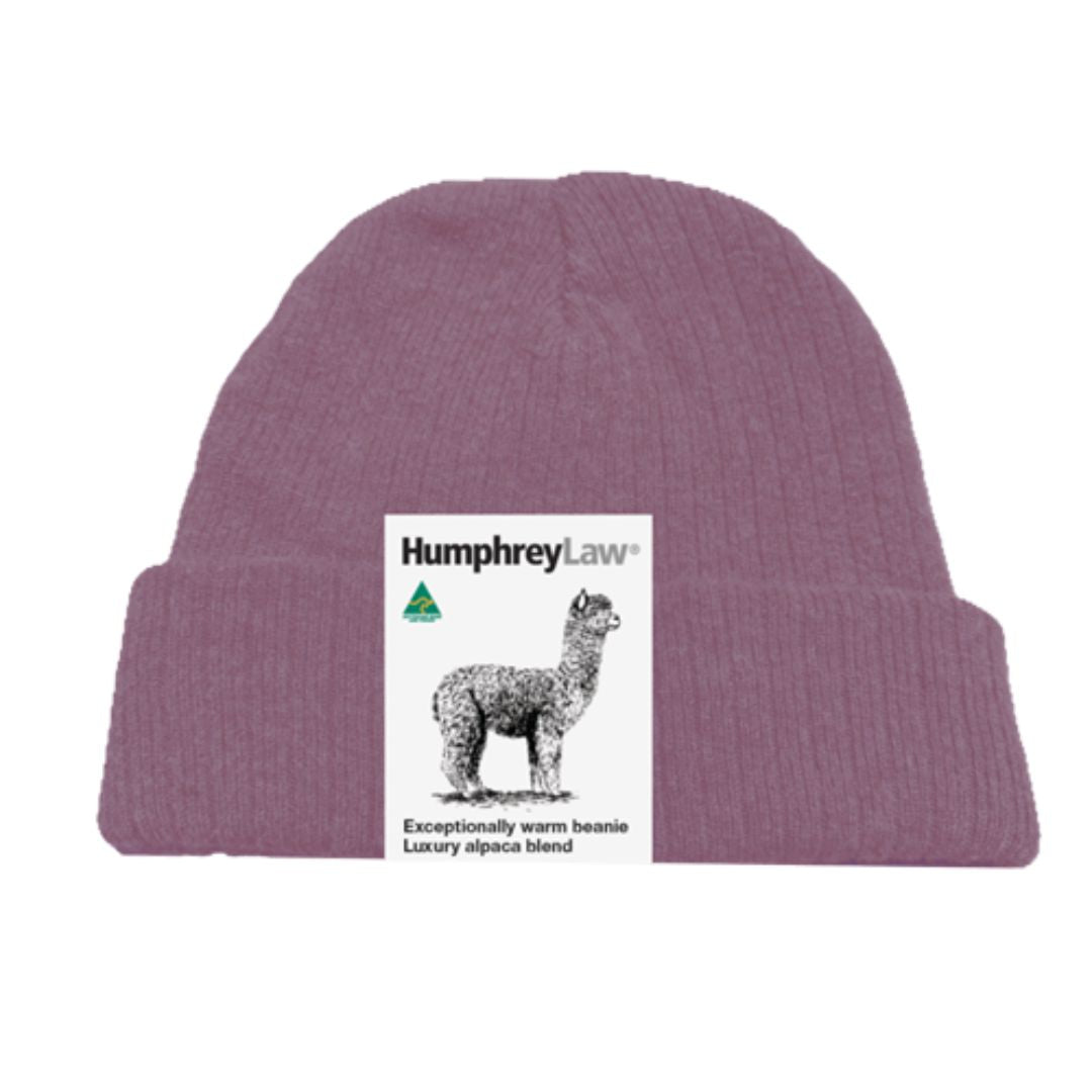Alpaca Beanie - Old Rose