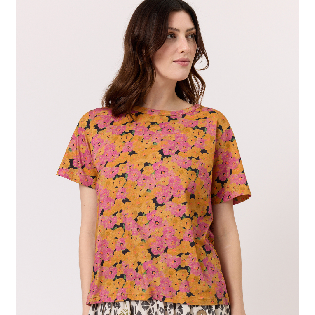 Apollo Tee - Sunset Floral by Nancybird