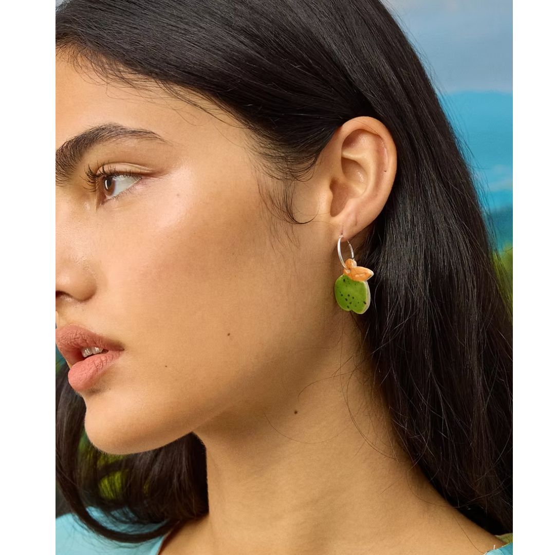 Apple Ceramic Mini Hoops