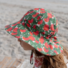 Acorn Hat - Apples wide brim sun hat