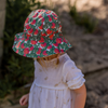 Acorn Hat - Apples wide brim sun hat