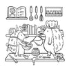 Aussie Cosy Baking - colouring book