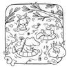 Aussie Cosy Nature - colouring book