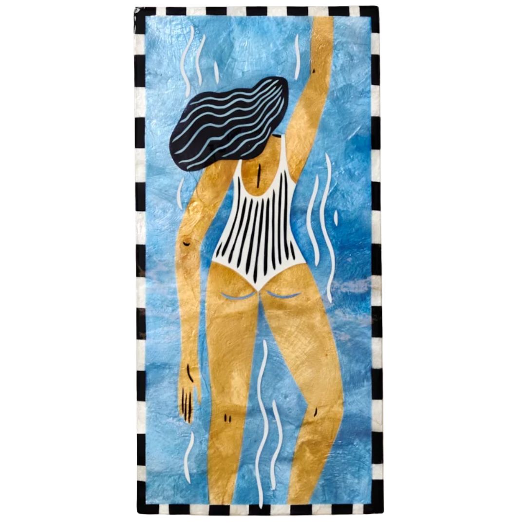 Beach Day Wall Art - Swim