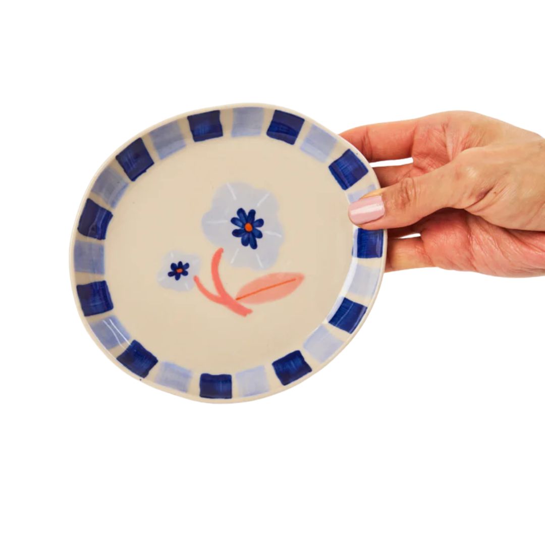 Bloomie Blue Flower Dish