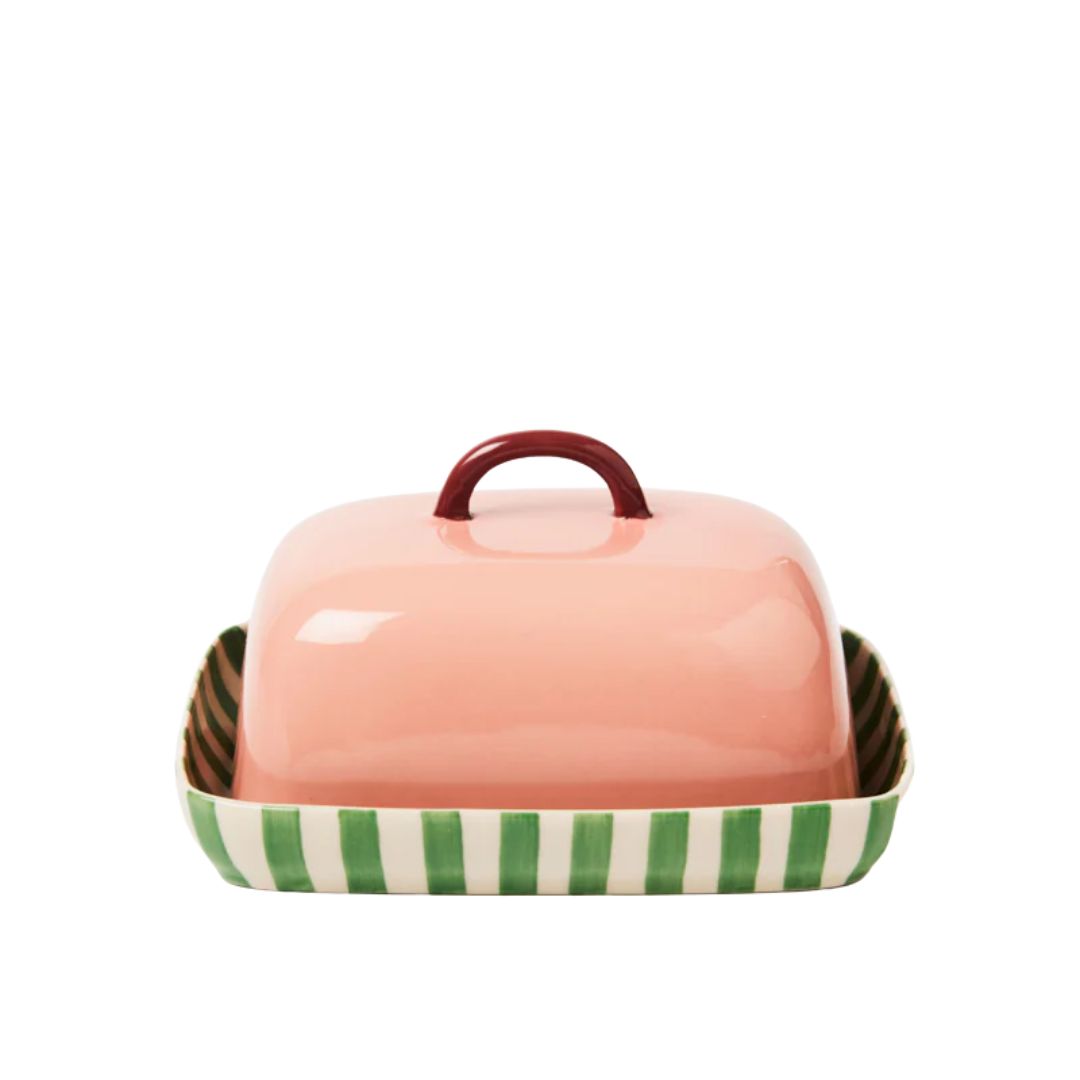 Bloomie Pink Butter Dish