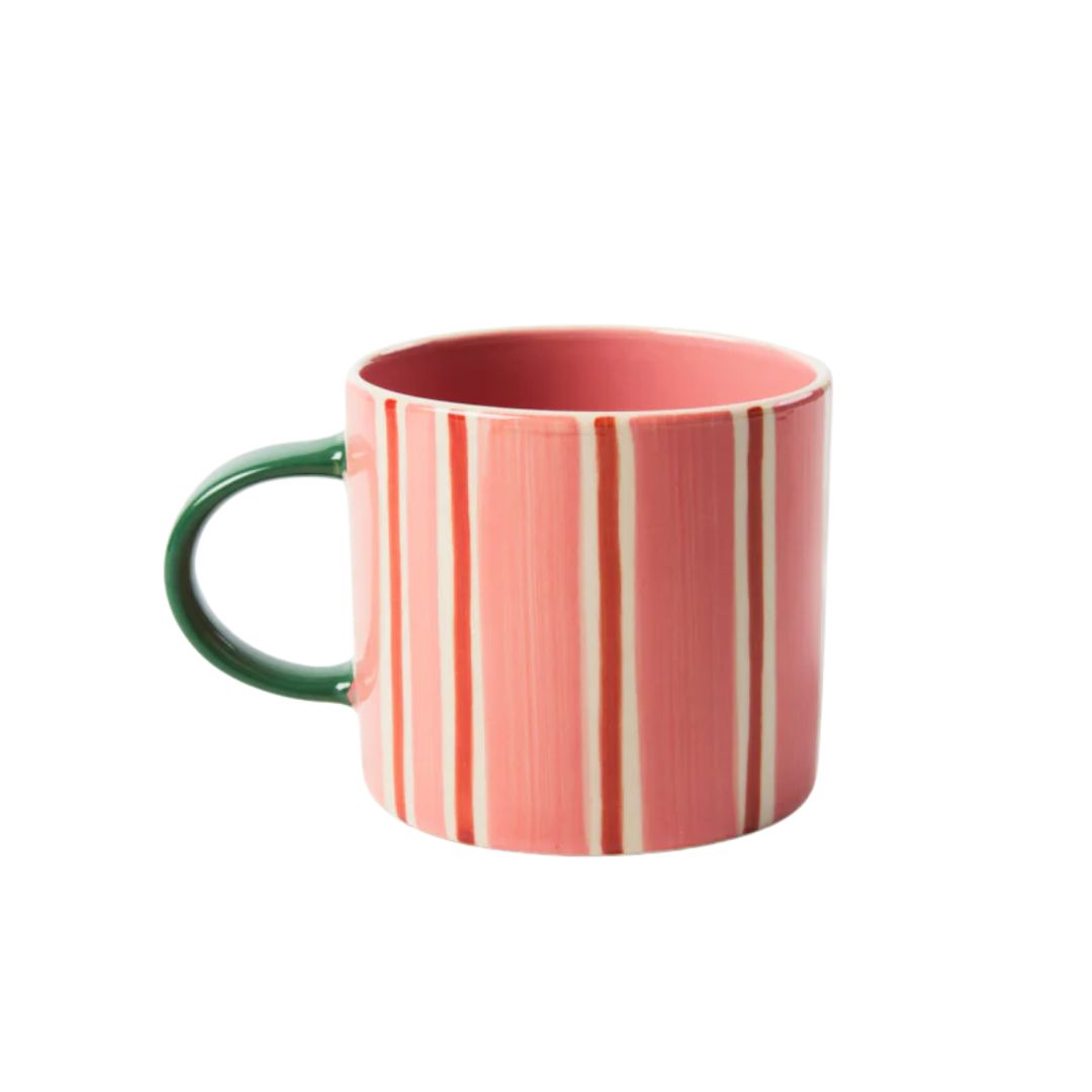 Bloomie Pink Stripe Mug