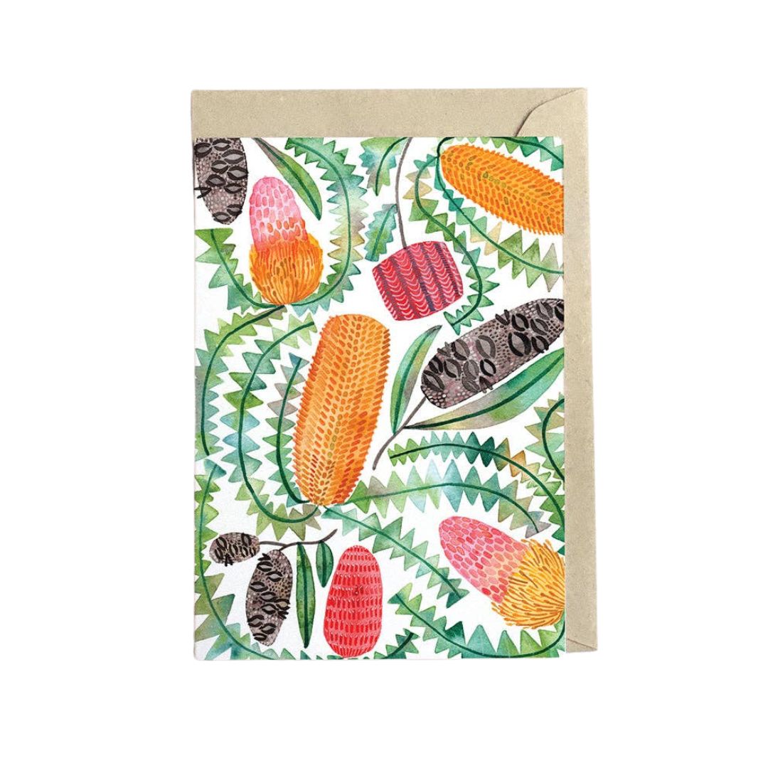 Greeting Card - Banksia Party