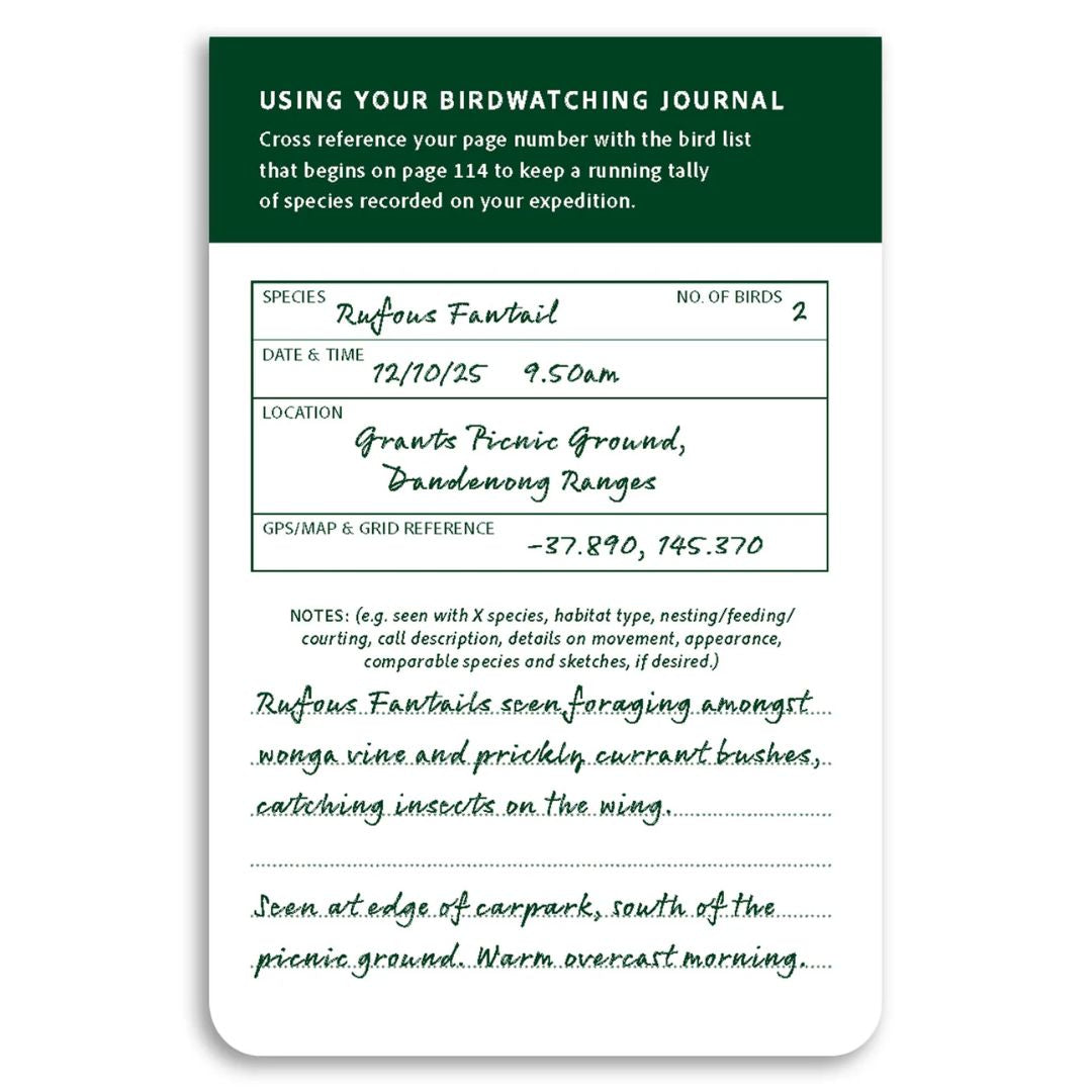 Birdwatchers Journal by Australian Geographic