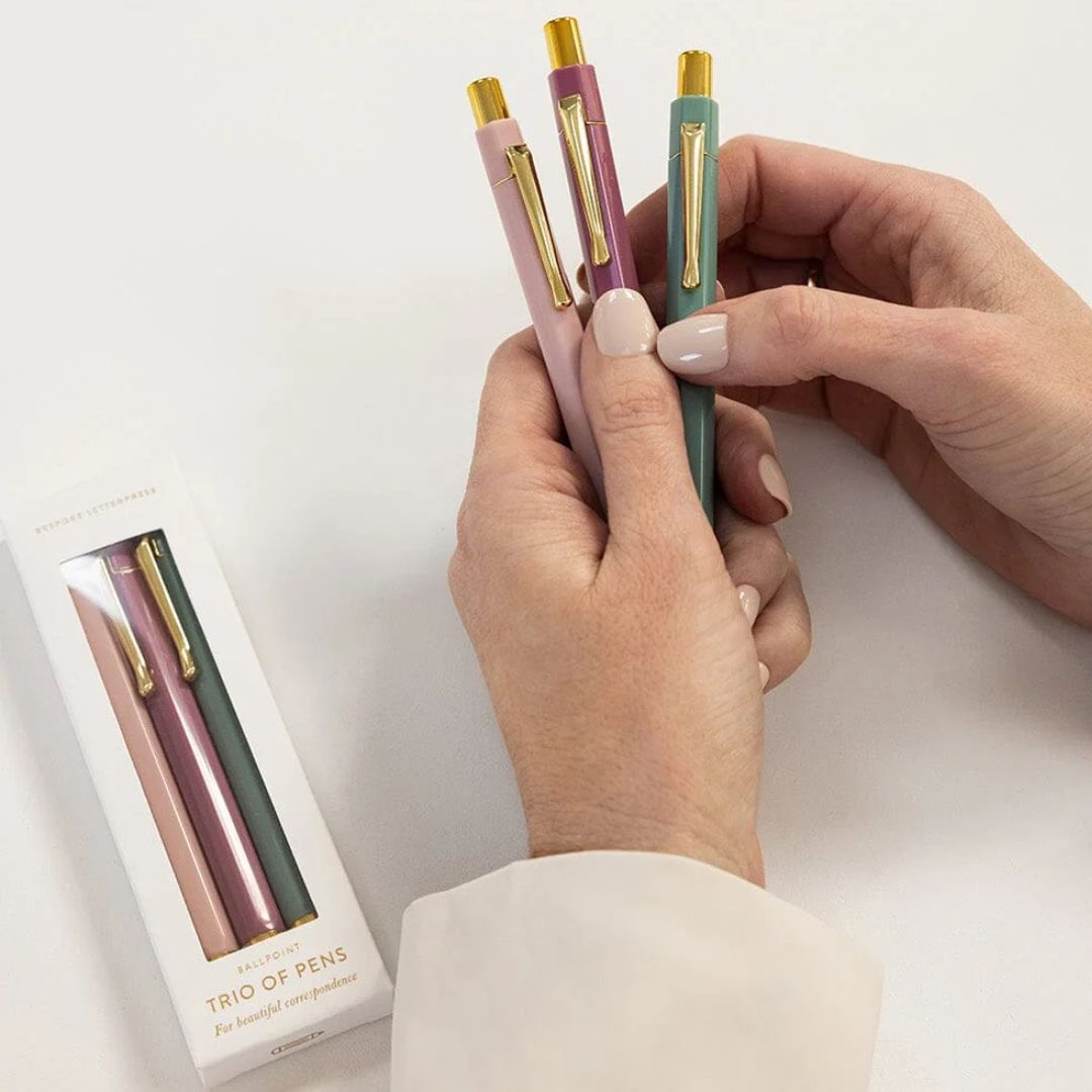 Blooms Trio of Pens (Boxed)