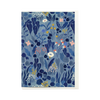 Blue Grey Floral card