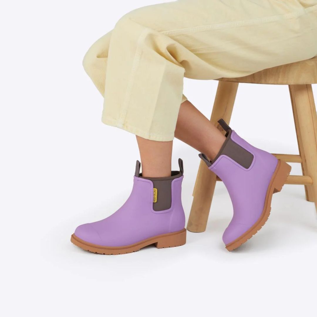 New Dusty Lilac Merry People Bobbi boot available at Meet Gather Collect