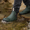 The new green boot which is sure to be a classic. It's the green that will go with everything!