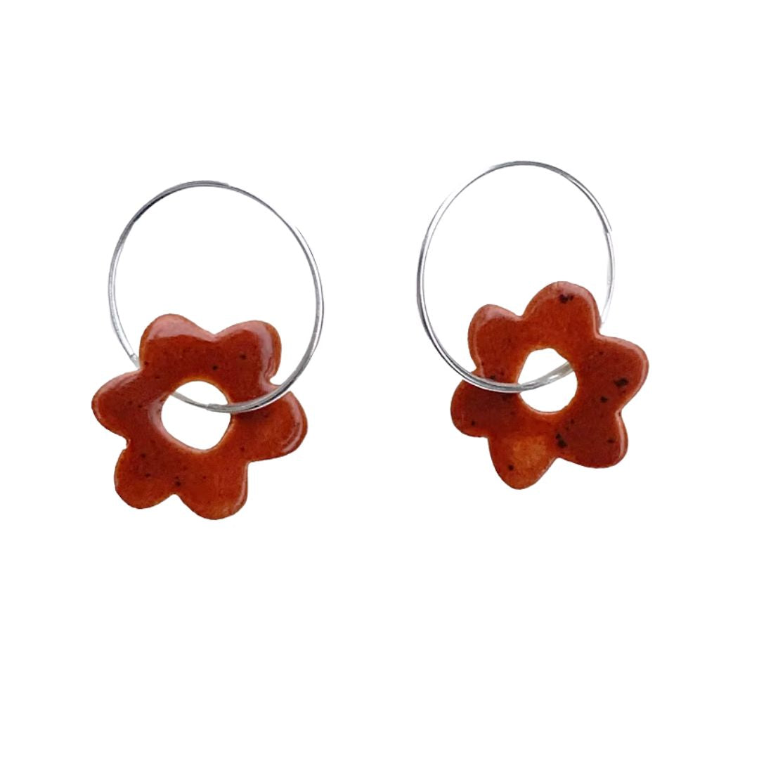 Brick Mini Hoops Floral