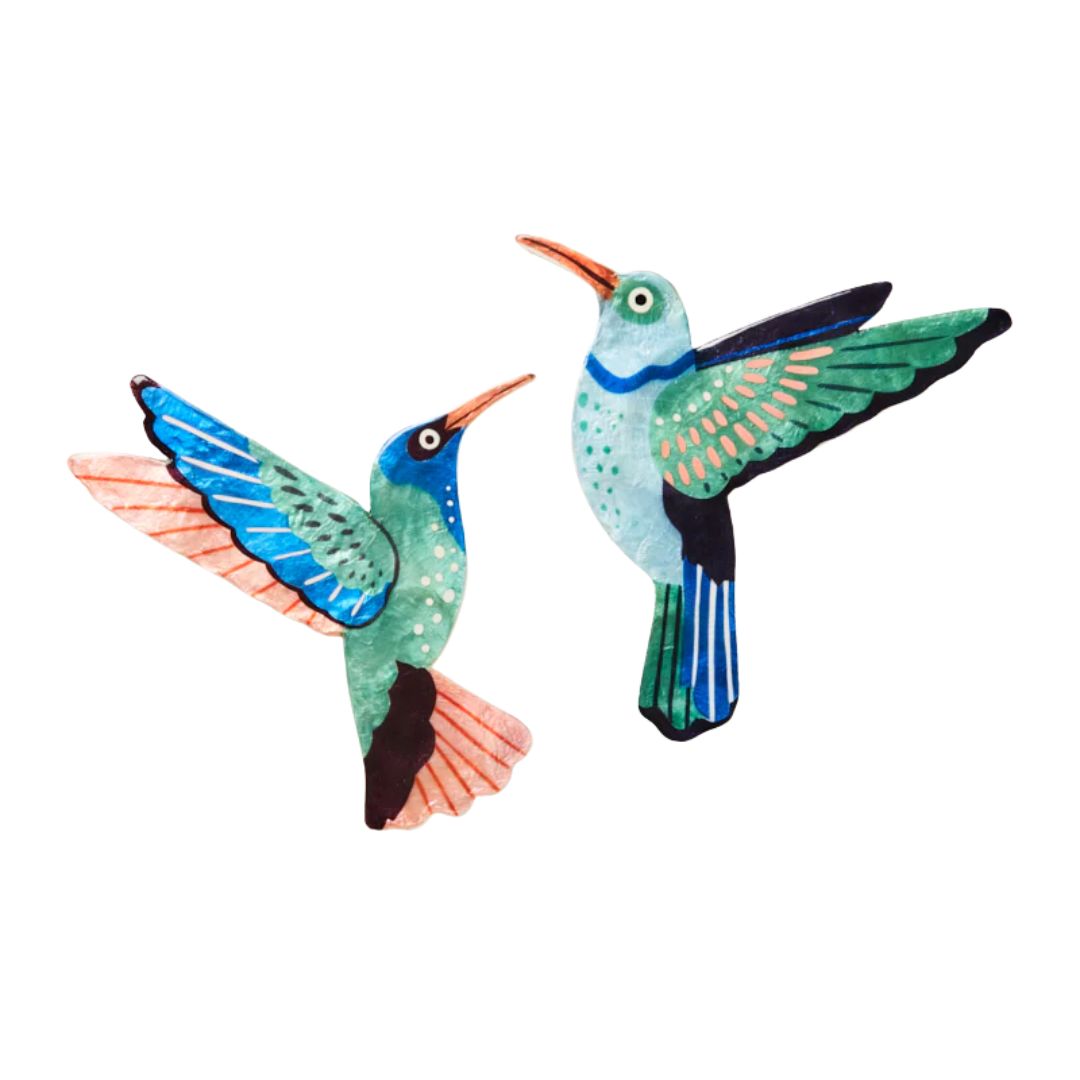 Canopy Hummingbird Wall Art Set