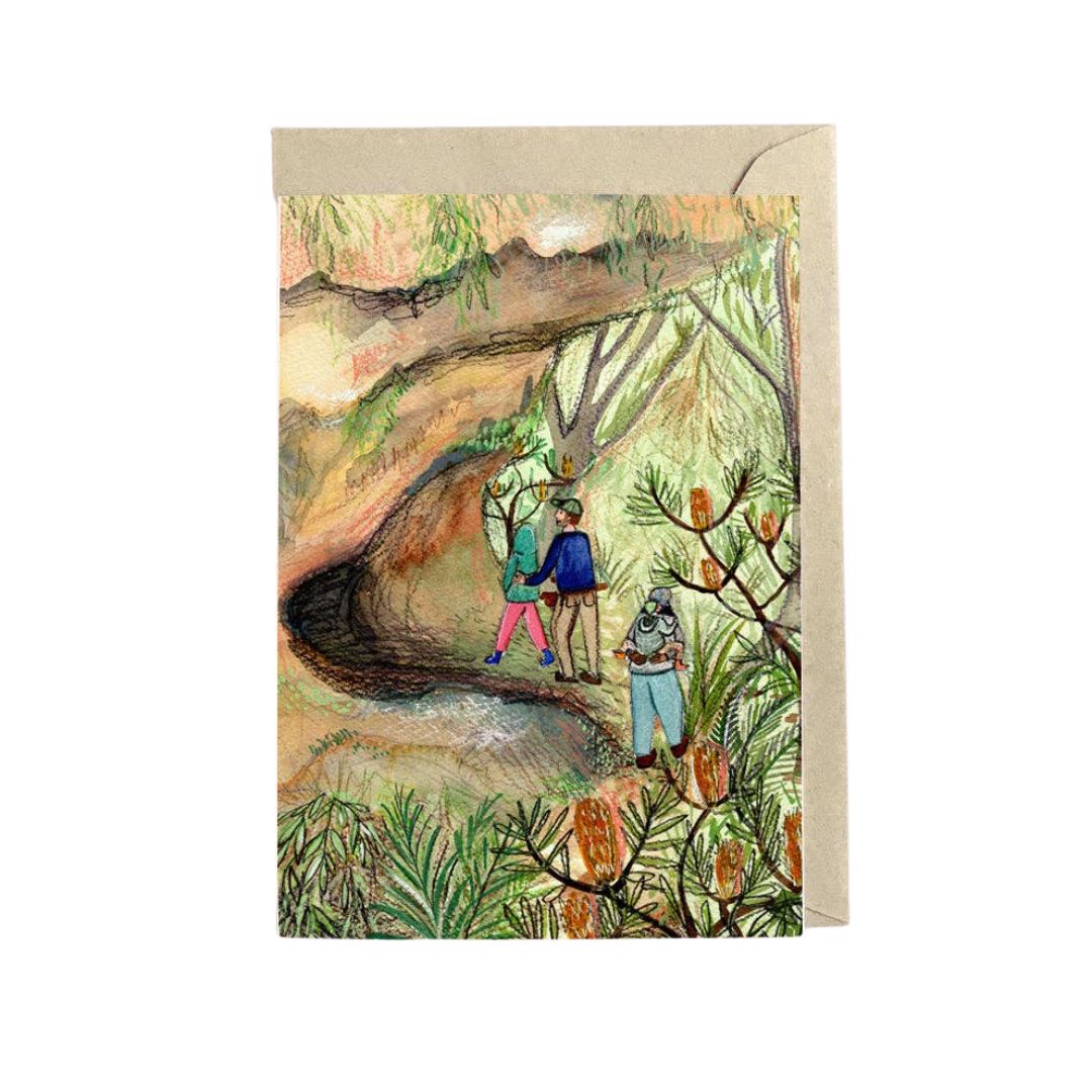 Greeting Card - Cave Walk