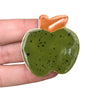 Ceramic Brooch: Apple