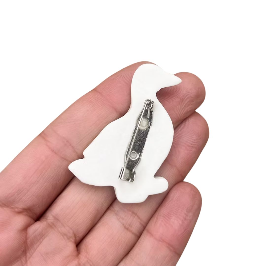 Ceramic Brooch: Duck