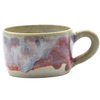 Perfect for a large coffee or tea!  Handmade by Tina on the pottery wheel.  Featuring blue/red/white glazes