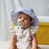 Acorn Hat - Cockatoo wide brim infant hat