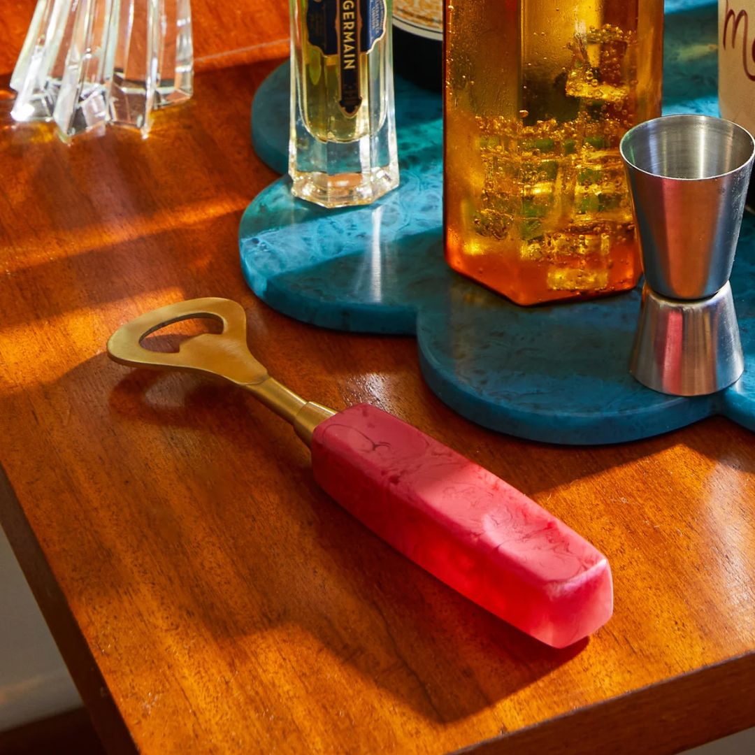 Court Bottle Opener - Raspberry