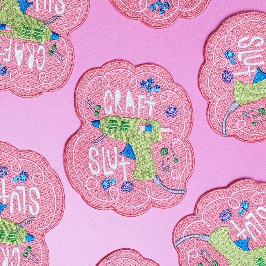 Craft Slut Iron on Patch